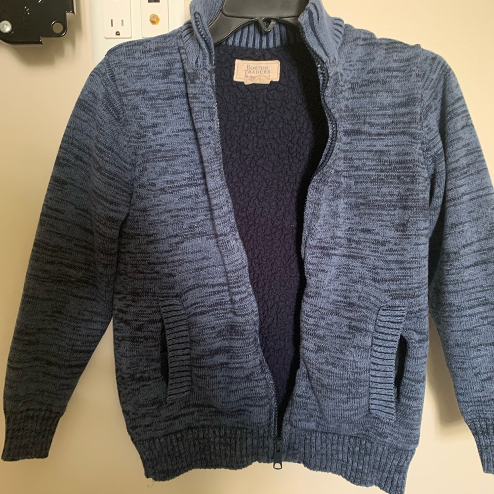 Teenager Boston Traders Blue Knit Jacket. Size M (10/12)